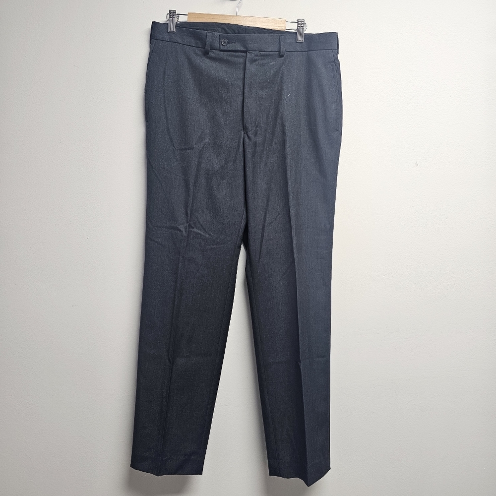 Mens Calvin Klein Dress Pants 34x32 Dark Gray